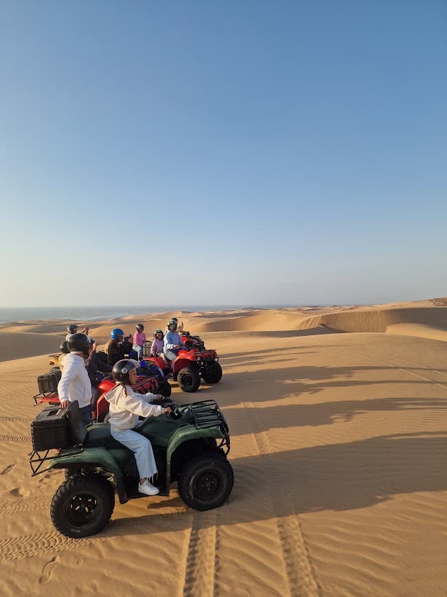 Convoy on dunes