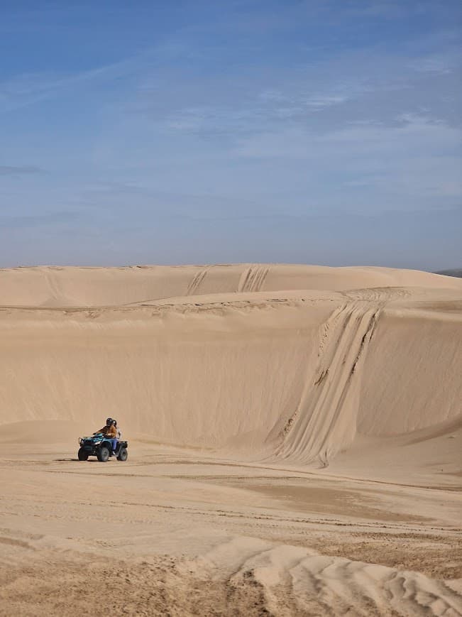 Solo quad in massive dune